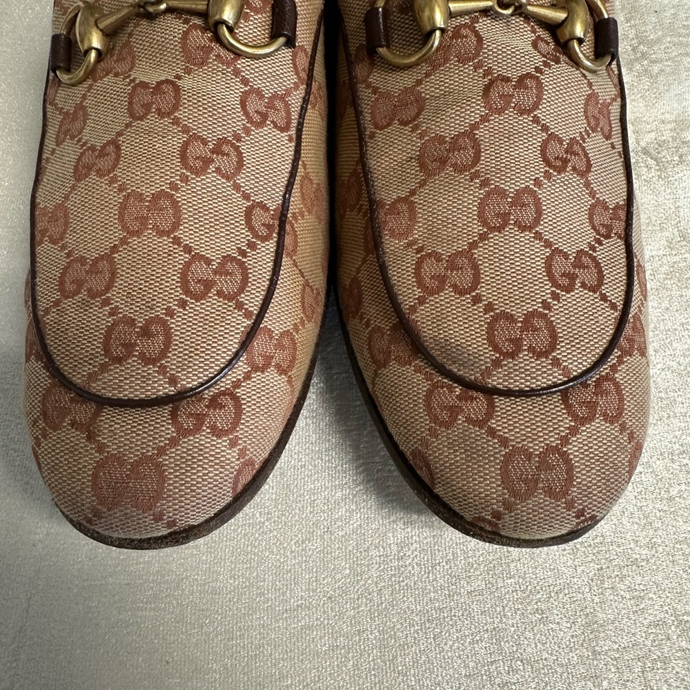 Gucci Men's Brown Loafers Size 9.5 - Picture 5 of 7